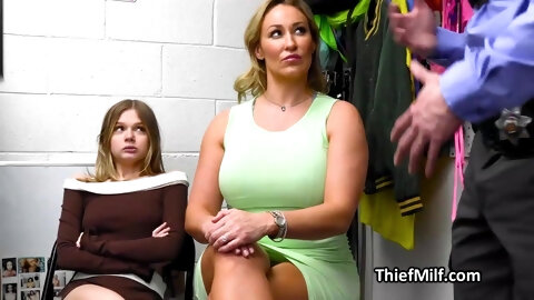 Dildo stealing duo blows security officers penis